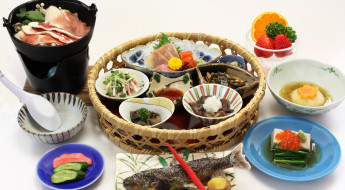 ホロホロ鳥鍋プランの料理